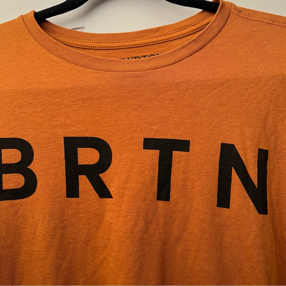 Burton BRTN Short Sleeve T-Shirt Copper Penny Mens XS - Picture 2 of 8